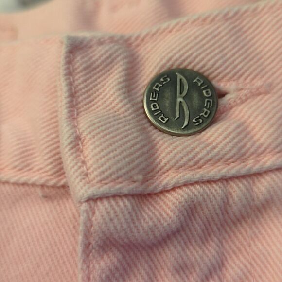 Lee Riders‎ women's pink denim jean shorts size 12 - Picture 5 of 9
